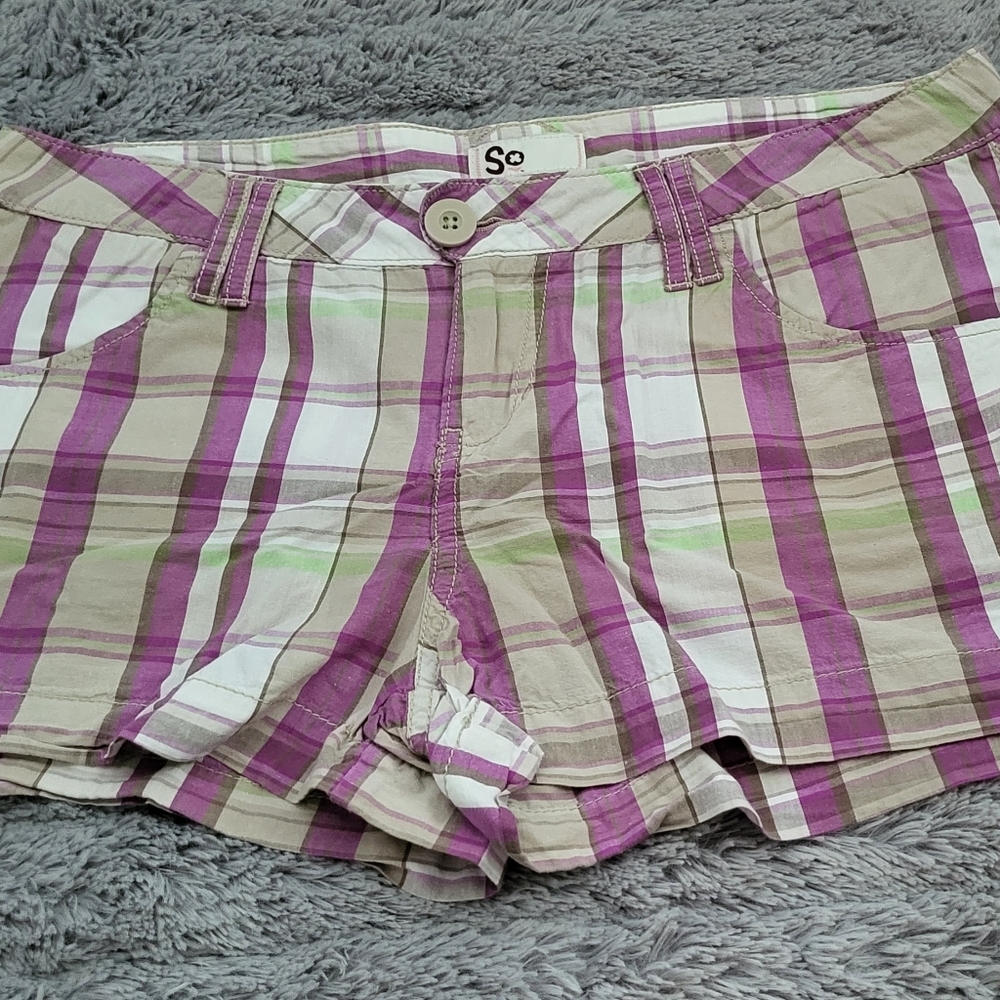 😁*BOGO SALE*😁 *SO purple striped shorts size 11